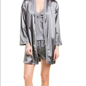 Brand new silver cosabella madeline robe